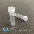 Tube cryovial de 2 ml auto-exceptionnel